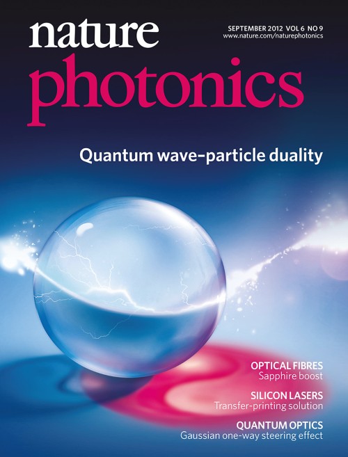 Nature Photonics目次の表紙