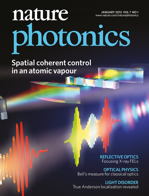 Nature Photonics目次の表紙