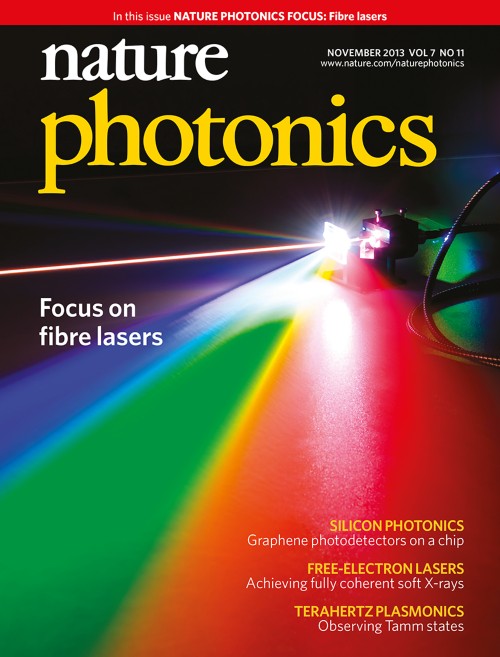 Nature Photonics目次の表紙