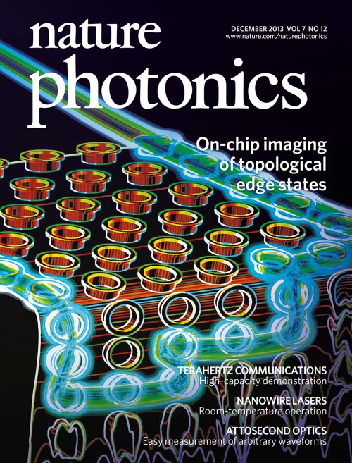 Nature Photonics目次の表紙