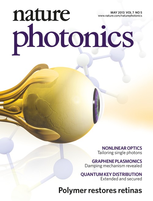 Nature Photonics目次の表紙