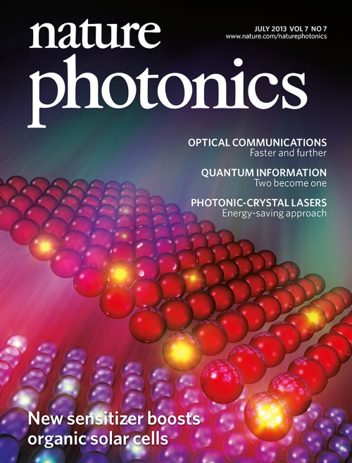 Nature Photonics目次の表紙