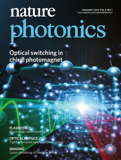 Nature Photonics目次の表紙