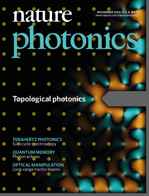 Nature Photonics目次の表紙