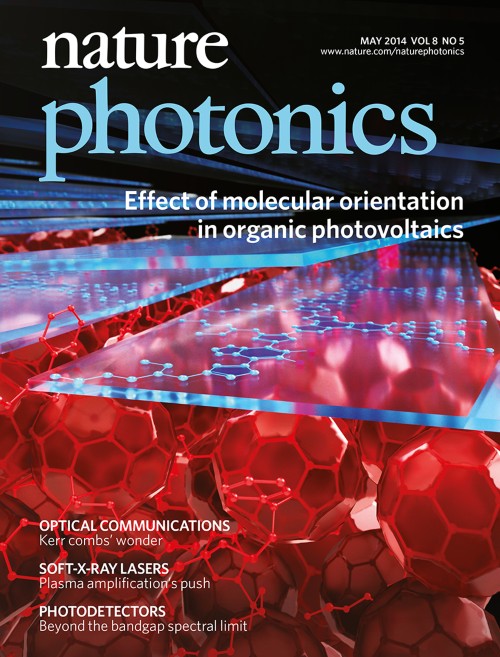 Nature Photonics目次の表紙