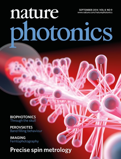 Nature Photonics目次の表紙