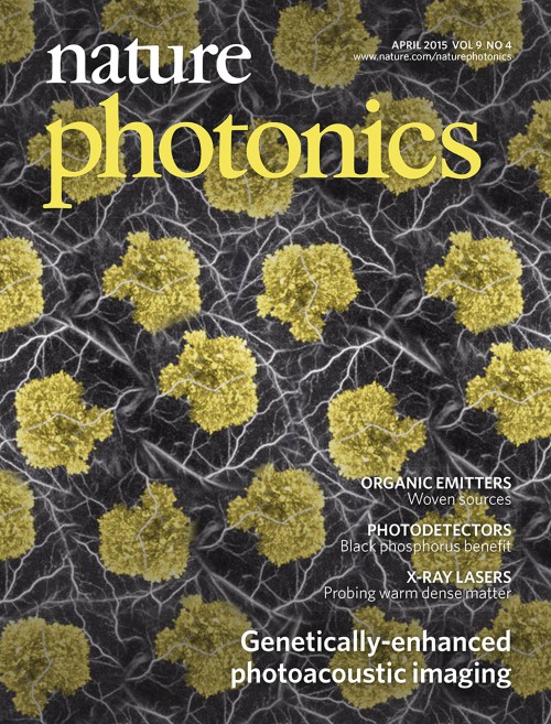 Nature Photonics目次の表紙