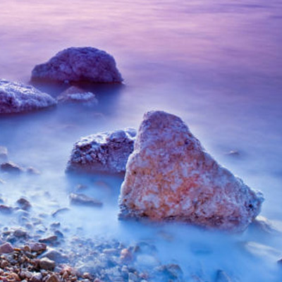 The Dead Sea's levels of salt deposits suggest prolonged drought.