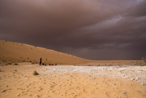 Survey and mapping of the Al Wusta site in Saudi Arabia.