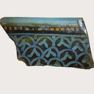 Glass artefact from Samarra