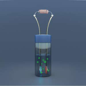 The all-polymer biofuel cell draws energy from the glucose naturally present in saliva.