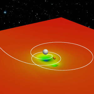 A neutron star spiralling into a black hole before their merger is expected to release detectable light signals as well as produce gravitational waves.