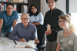 Georgiy Stenchikov, 2nd from left, with some members of his group