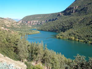 Image of lake in Aguelmam Azegza, Morocco, taken in March 2019.