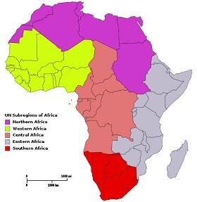 
Each of the five regions of Africa will get one campus of the Pan African University.
