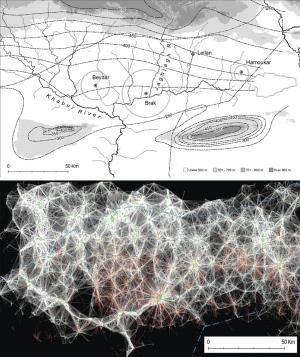 
Analysis of the locations of ancient settlements can reveal the many connections between them.
