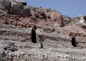 
The adits of a modern clay mine in Subeira.
