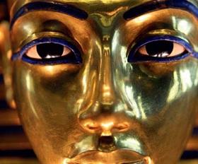 
The golden mask of Tutankhamun
