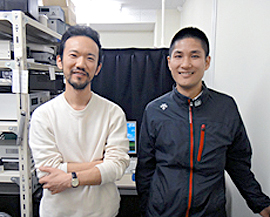山本大輔さん(左)と古寺さん